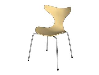 现代餐饮店的椅子SU模型下载_sketchup草图大师SKP模型