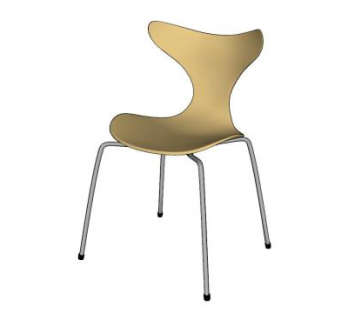 现代餐饮店的椅子SU模型下载_sketchup草图大师SKP模型