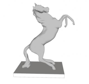 马雕塑工艺品sketchup模型下载_sketchup草图大师SKP模型