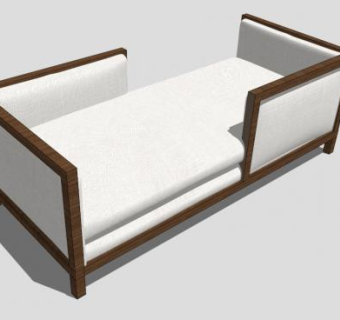 现代中式双人沙发SU模型下载_sketchup草图大师SKP模型