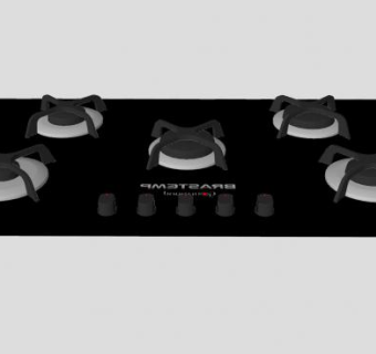 嵌入式灶具SU模型下载_sketchup草图大师SKP模型