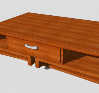 中式创意红木茶几SU模型下载_sketchup草图大师SKP模型