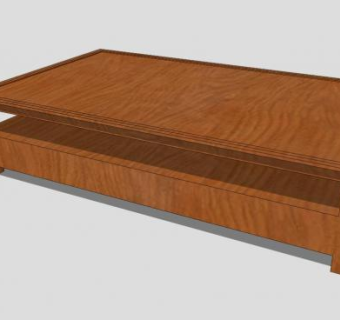 现代中式简易茶几SU模型下载_sketchup草图大师SKP模型