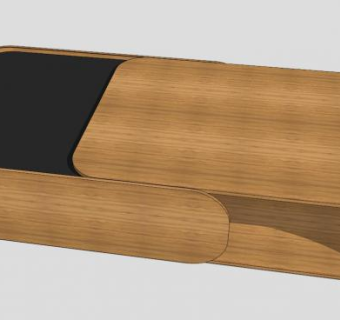 中式创意简约茶几SU模型下载_sketchup草图大师SKP模型