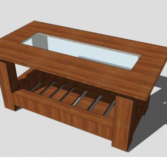 中式现代风格创意茶几SU模型下载_sketchup草图大师SKP模型