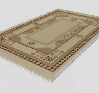 古典风格地毯设计SU模型下载_sketchup草图大师SKP模型