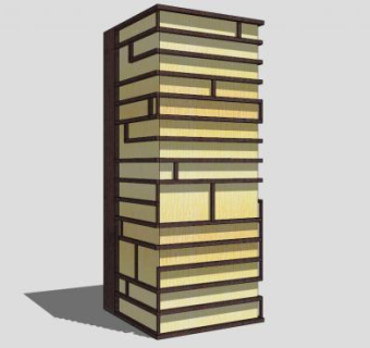 中式创意古风景观灯具SU模型下载_sketchup草图大师SKP模型