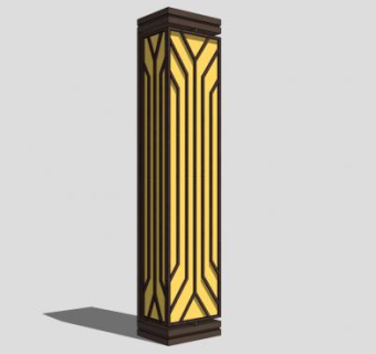 中式景观灯灯具sketchup模型下载_sketchup草图大师SKP模型