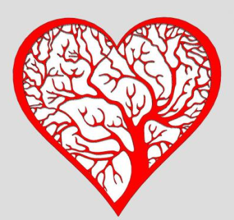 爱心树枝墙饰SU模型下载_sketchup草图大师SKP模型