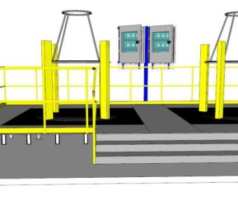 工厂柜电气操作平台SU模型_su模型下载 草图大师模型_SKP模型