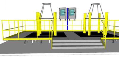 工厂柜电气操作平台SU模型_su模型下载 草图大师模型_SKP模型