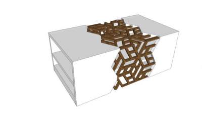 现代茶几家具SU模型下载_sketchup草图大师SKP模型