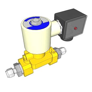 进口<em>电磁阀</em>SU模型_su模型下载 草图大师模型_SKP模型
