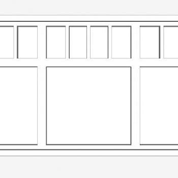 密封的玻璃窗窗户SU模型下载_sketchup草图大师SKP模型