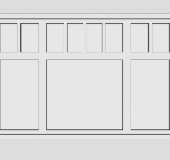 密封的玻璃窗窗户SU模型下载_sketchup草图大师SKP模型
