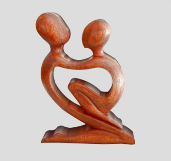 爱的木制工艺品SU模型下载_sketchup草图大师SKP模型