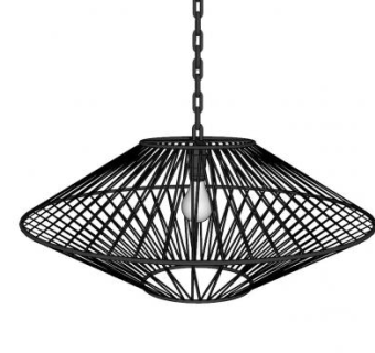 铁链铁艺吊灯SU模型下载_sketchup草图大师SKP模型