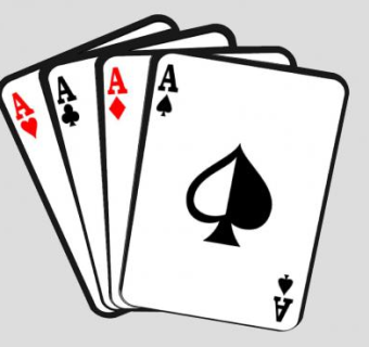 四条A扑克牌SU模型下载_sketchup草图大师SKP模型