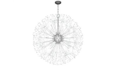 蒲公英形状的吊灯SU模型下载_sketchup草图大师SKP模型