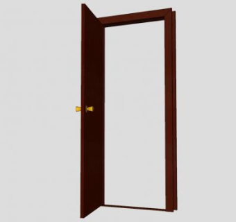 门框木门SU模型下载_sketchup草图大师SKP模型