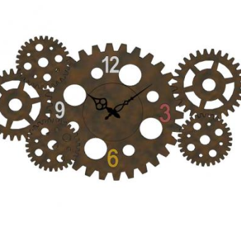 齿轮样式时钟SU模型下载_sketchup草图大师SKP模型