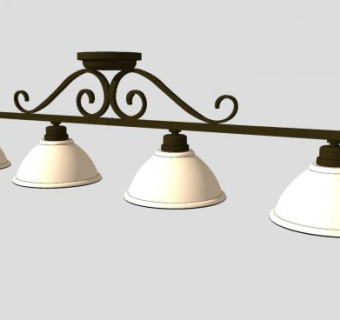 排灯灯具SU模型下载_sketchup草图大师SKP模型