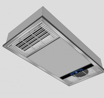 浴霸集成灯吊灯SU模型下载_sketchup草图大师SKP模型