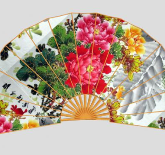 旧时代扇子SU模型下载_sketchup草图大师SKP模型