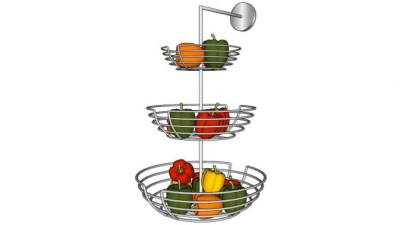 厨房辣椒水果架SU模型下载_sketchup草图大师SKP模型