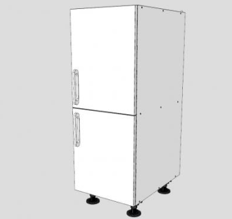 单门冰箱家电SU模型下载_sketchup草图大师SKP模型