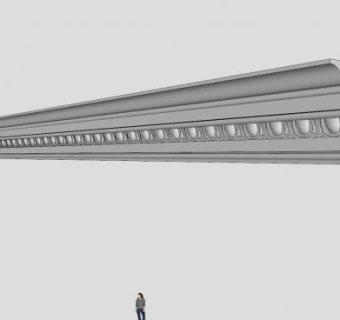 石膏边包边装饰SU模型下载_sketchup草图大师SKP模型
