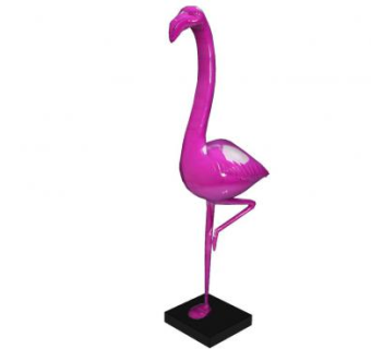 火烈鸟工艺品雕塑SU模型下载_sketchup草图大师SKP模型