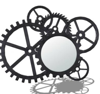 齿轮装饰品墙饰SU模型下载_sketchup草图大师SKP模型