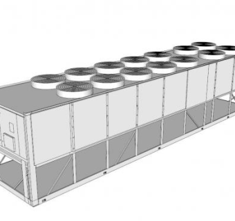 冷水机组SU模型打包（制冷机）_su模型下载 草图大师模型_SKP模型