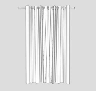 浴室窗帘隔帘SU模型下载_sketchup草图大师SKP模型