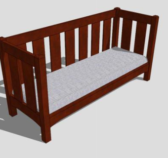 古典中式实木沙发SU模型下载_sketchup草图大师SKP模型