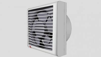 家用排气扇SU模型下载_sketchup草图大师SKP模型
