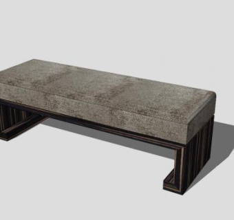 中式仿古方凳SU模型下载_sketchup草图大师SKP模型