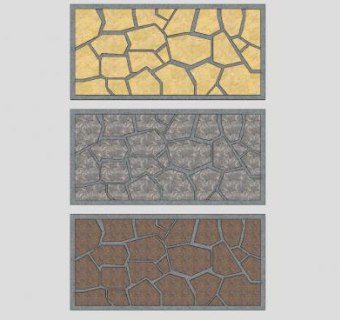 长方形装饰板隔断SU模型下载_sketchup草图大师SKP模型