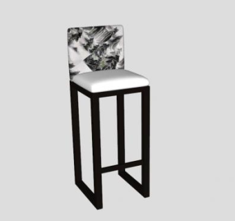 现代新中式单人椅子SU模型下载_sketchup草图大师SKP模型