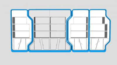 电子产品展示柜SU模型下载_sketchup草图大师SKP模型