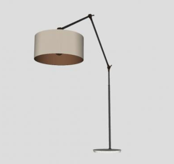 折臂落地灯SU模型下载_sketchup草图大师SKP模型