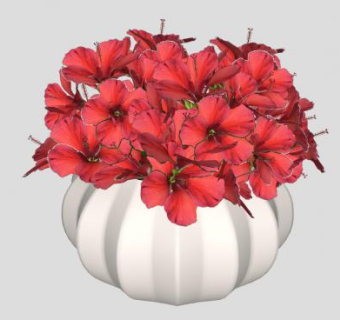 花盆花瓶装饰品SU模型下载_sketchup草图大师SKP模型