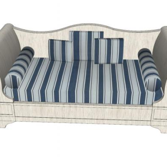 自由行欧式沙发家具SU模型下载_sketchup草图大师SKP模型