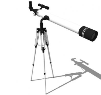 天文学家用的天文望远镜SU模型下载_sketchup草图大师SKP模型