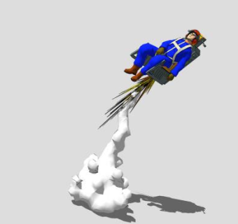 飞机驾驶员SU模型下载_sketchup草图大师SKP模型