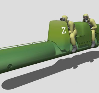 鱼雷检修兵SU模型下载_sketchup草图大师SKP模型