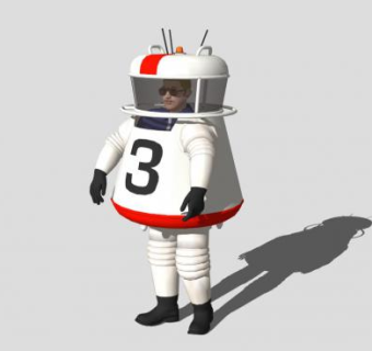 外星人扮演者SU模型下载_sketchup草图大师SKP模型