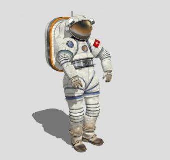 太空人SU模型下载_sketchup草图大师SKP模型