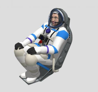 航天员SU模型下载_sketchup草图大师SKP模型